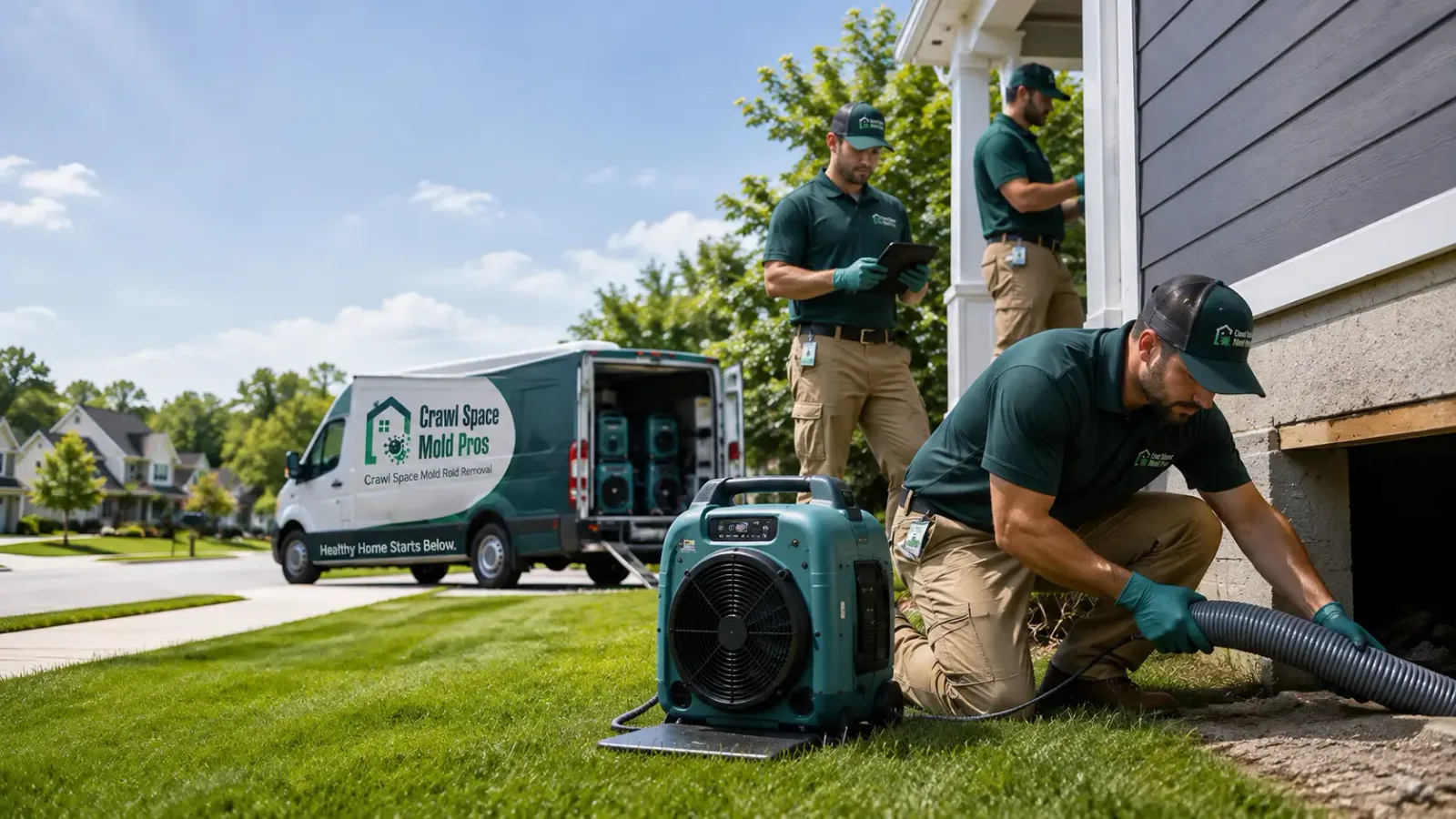 Crawl Space Mold Removal in Stratford, NJ